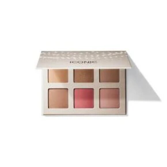 Iconic London Womens Blaze Chaser Face Palette Six Silky Face Powders Multicolor - Picture 2 of 2